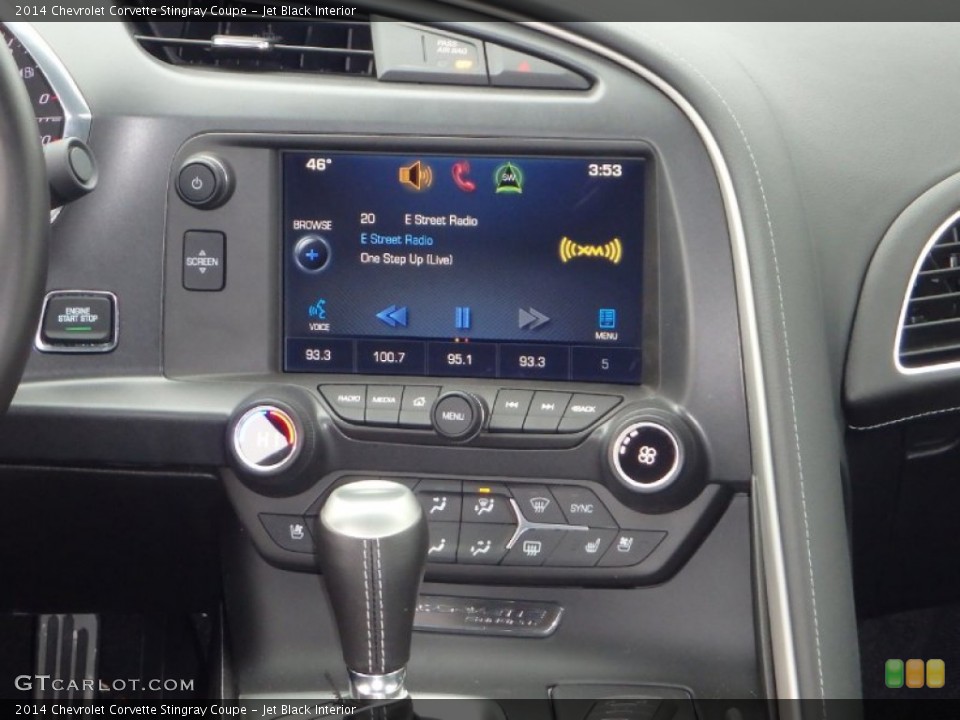 Jet Black Interior Controls for the 2014 Chevrolet Corvette Stingray Coupe #91816640