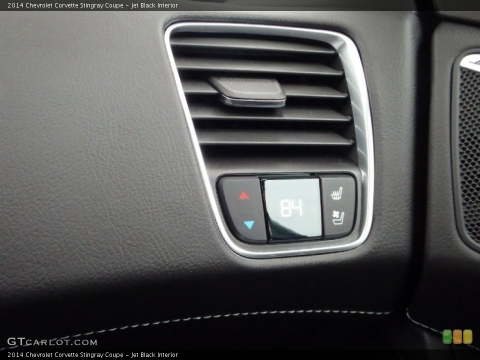 Jet Black Interior Controls for the 2014 Chevrolet Corvette Stingray Coupe #91816790