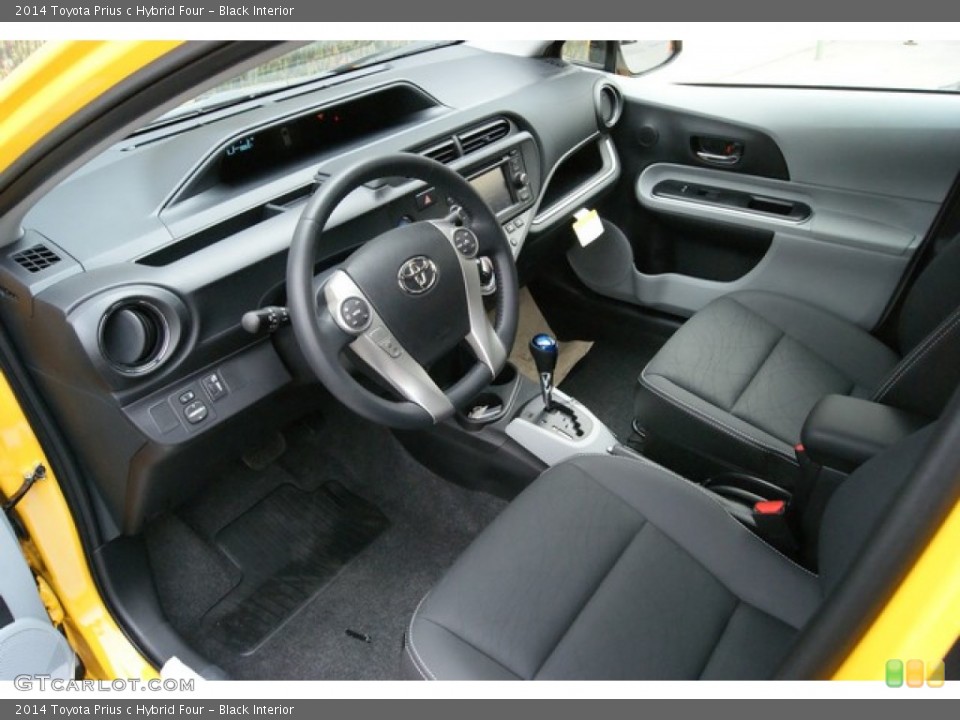 Black Interior Photo for the 2014 Toyota Prius c Hybrid Four #91827965