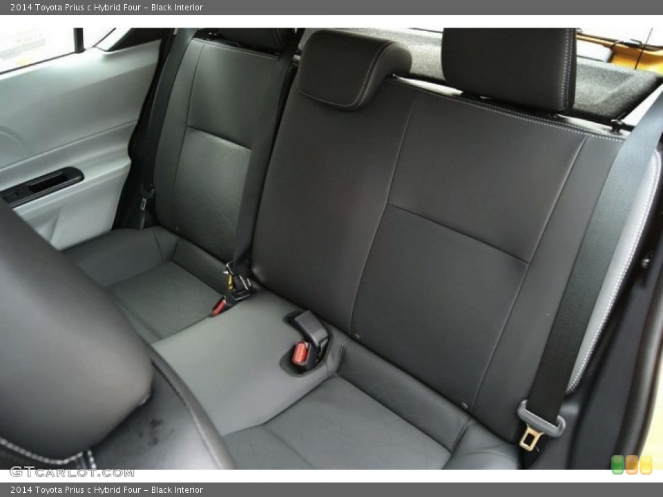 Black 2014 Toyota Prius c Interiors