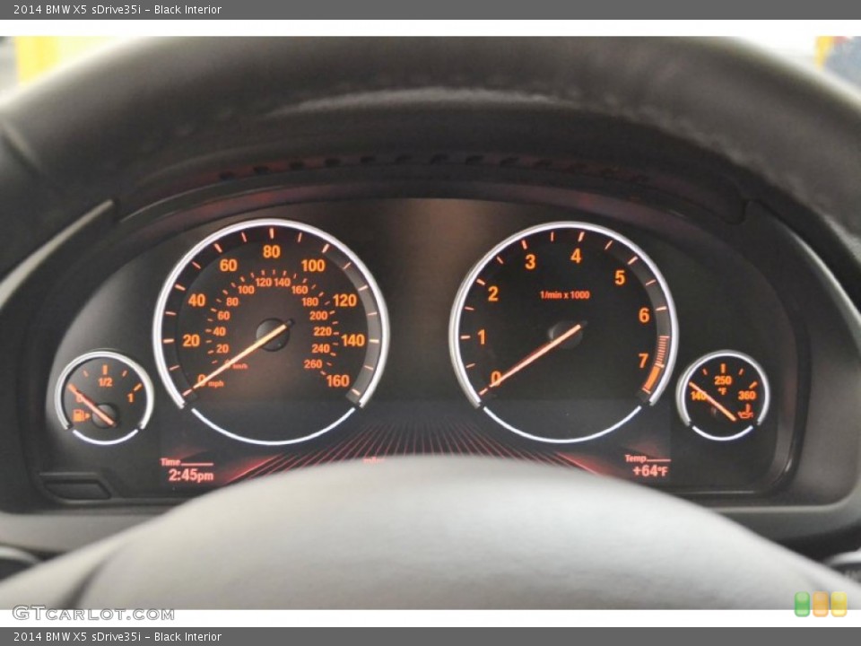 Black Interior Gauges for the 2014 BMW X5 sDrive35i #91831971