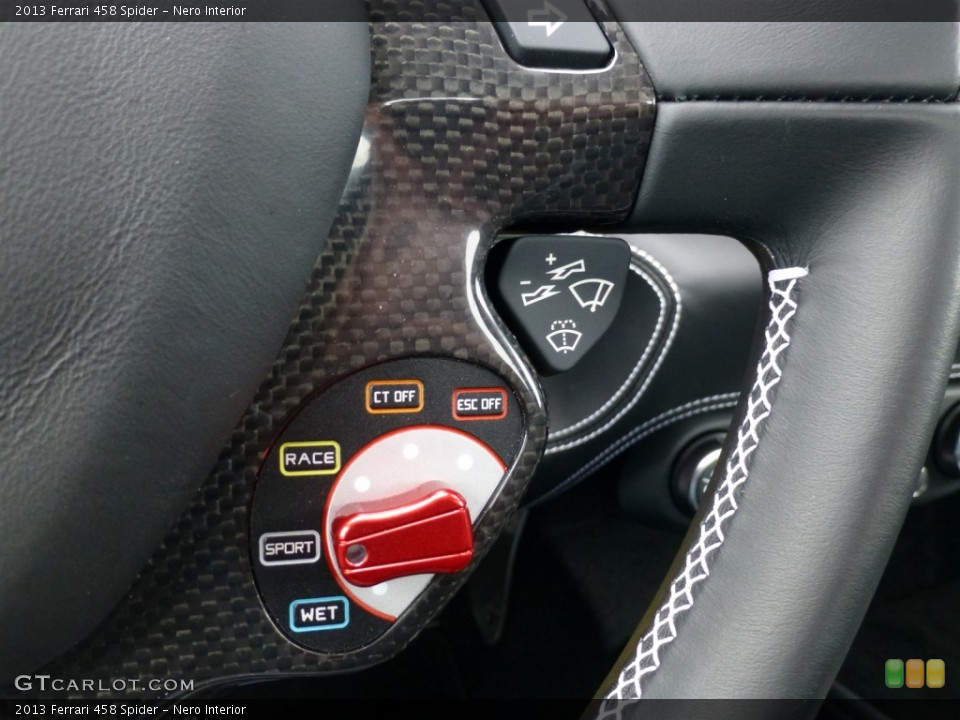 Nero Interior Controls for the 2013 Ferrari 458 Spider #91832180
