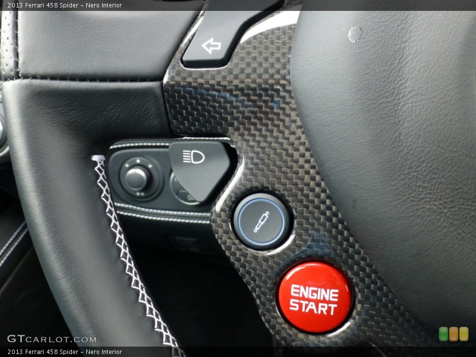 Nero Interior Controls for the 2013 Ferrari 458 Spider #91832207