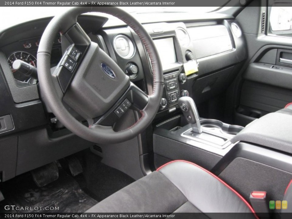 FX Appearance Black Leather/Alcantara Interior Photo for the 2014 Ford F150 FX4 Tremor Regular Cab 4x4 #91832774