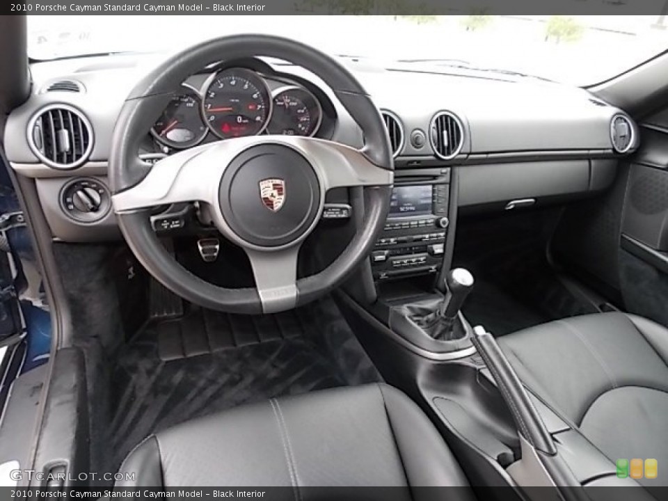 Black Interior Photo for the 2010 Porsche Cayman  #91842011