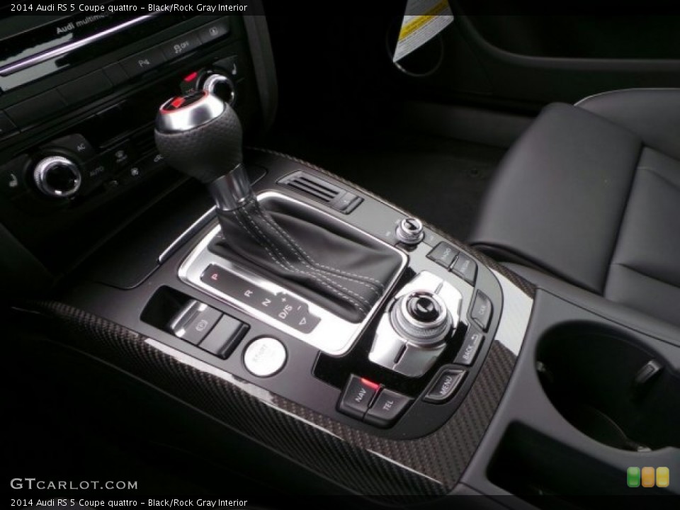 Black/Rock Gray Interior Transmission for the 2014 Audi RS 5 Coupe quattro #91857245