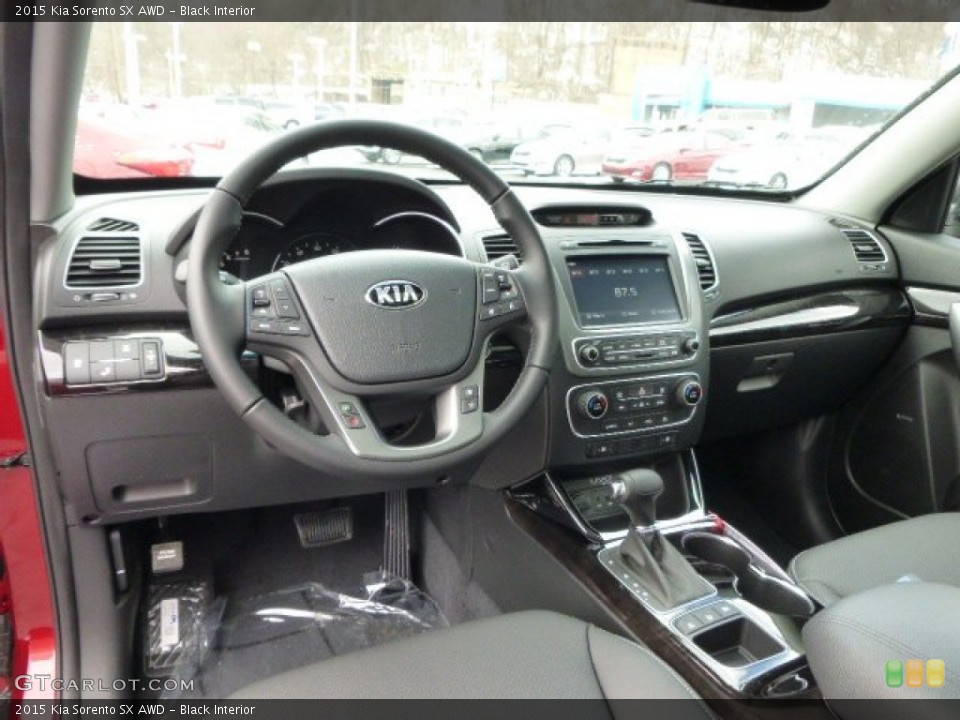 Black Interior Prime Interior for the 2015 Kia Sorento SX AWD #91857710