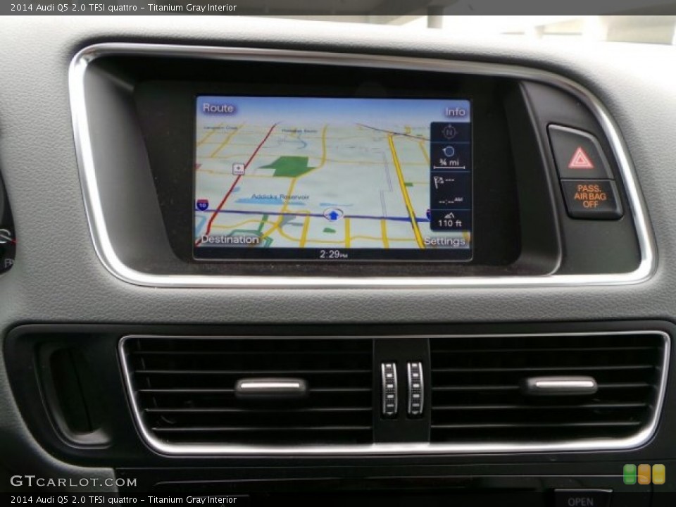 Titanium Gray Interior Navigation for the 2014 Audi Q5 2.0 TFSI quattro #91858130