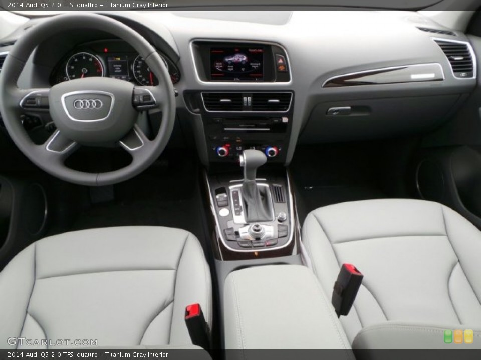 Titanium Gray Interior Dashboard for the 2014 Audi Q5 2.0 TFSI quattro #91858397
