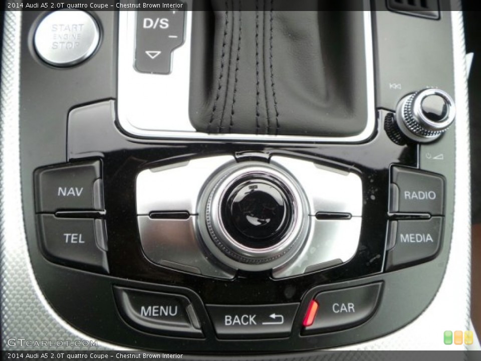 Chestnut Brown Interior Controls for the 2014 Audi A5 2.0T quattro Coupe #91859201