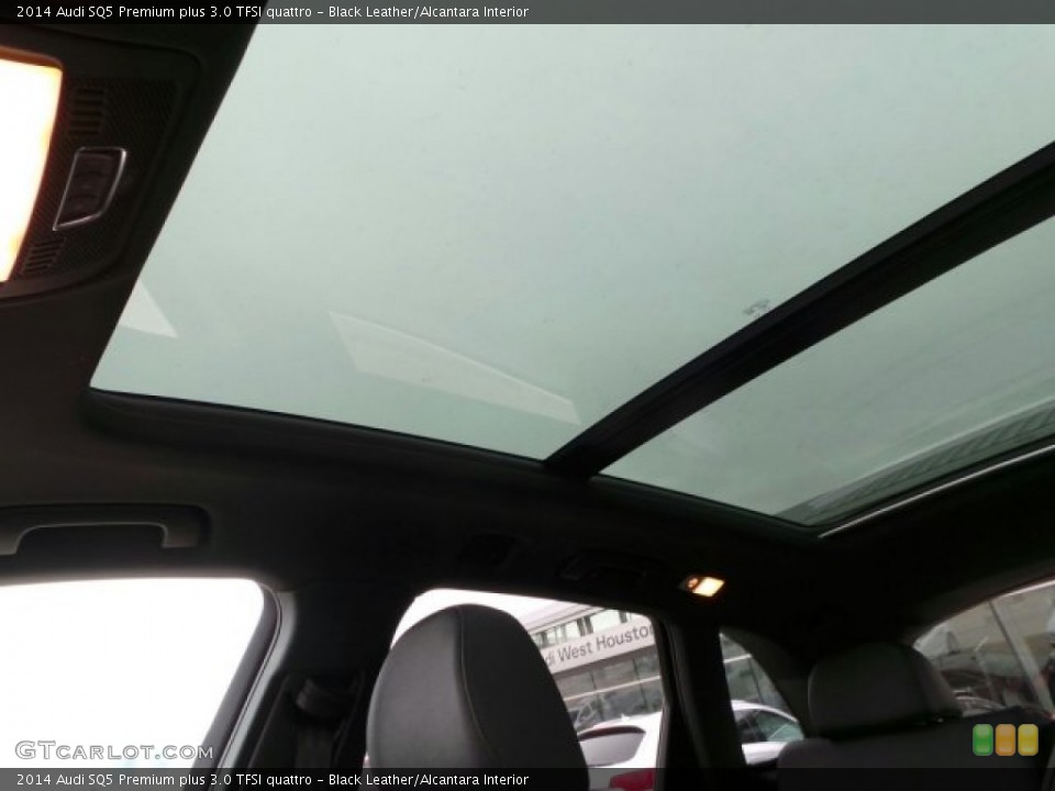 Black Leather/Alcantara Interior Sunroof for the 2014 Audi SQ5 Premium plus 3.0 TFSI quattro #91859787