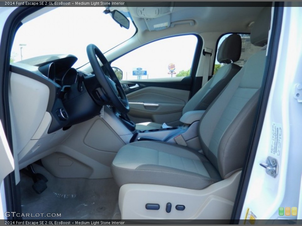 Medium Light Stone Interior Photo for the 2014 Ford Escape SE 2.0L EcoBoost #91869851