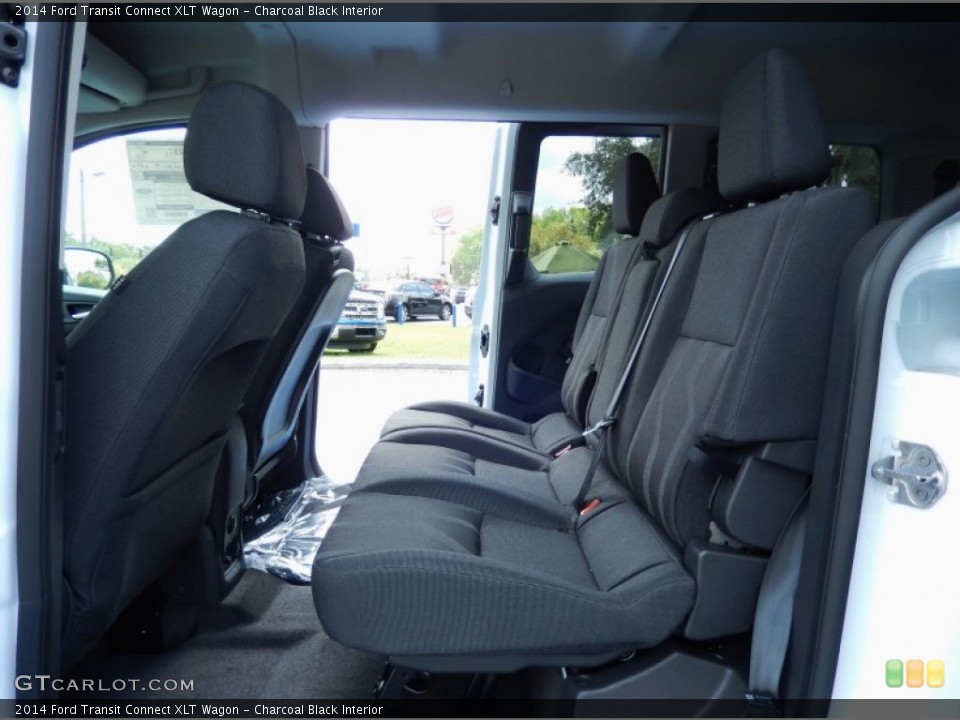 Charcoal Black Interior Rear Seat for the 2014 Ford Transit Connect XLT Wagon #91870640