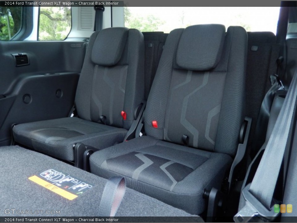 Charcoal Black Interior Rear Seat for the 2014 Ford Transit Connect XLT Wagon #91870670