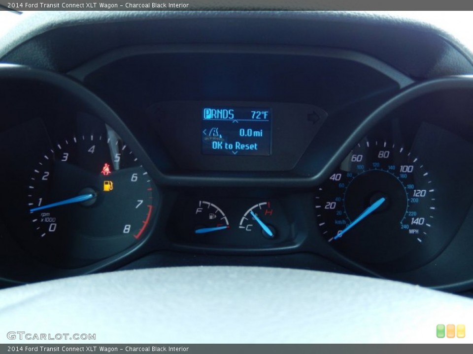 Charcoal Black Interior Gauges for the 2014 Ford Transit Connect XLT Wagon #91870718