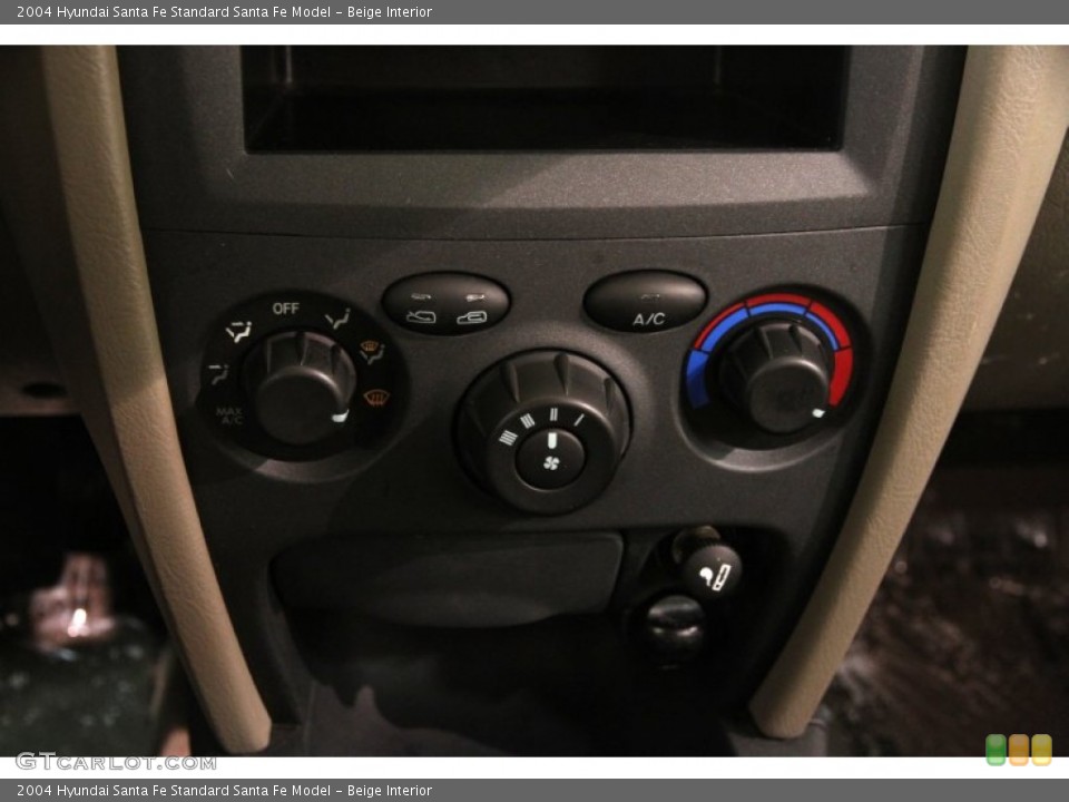 Beige Interior Controls for the 2004 Hyundai Santa Fe  #91871006
