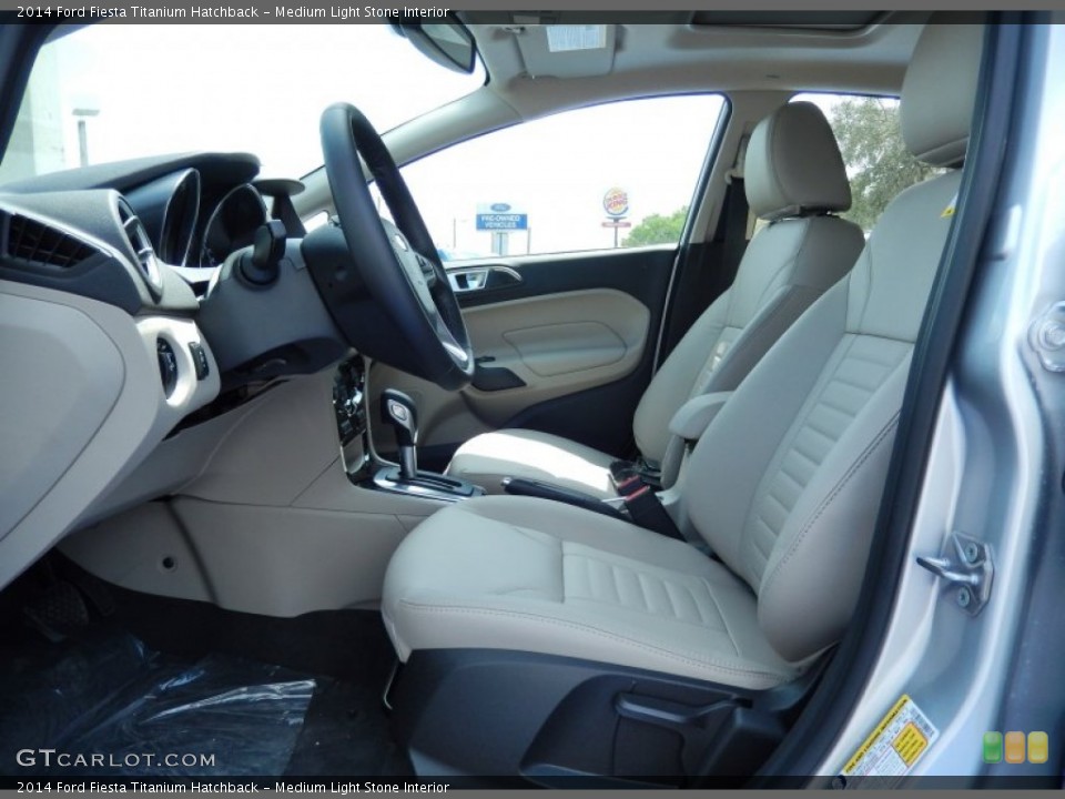 Medium Light Stone Interior Photo for the 2014 Ford Fiesta Titanium Hatchback #91871180