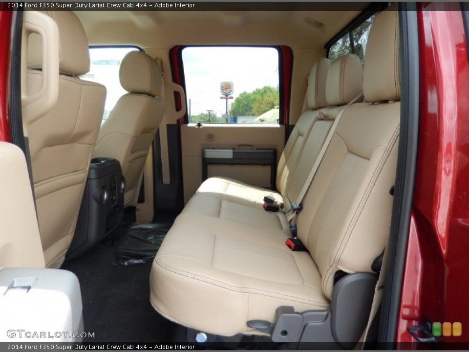Adobe Interior Rear Seat for the 2014 Ford F350 Super Duty Lariat Crew Cab 4x4 #91871516