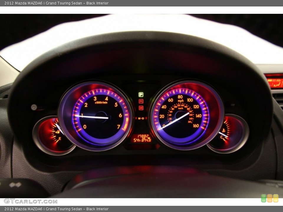 Black Interior Gauges for the 2012 Mazda MAZDA6 i Grand Touring Sedan #91872677