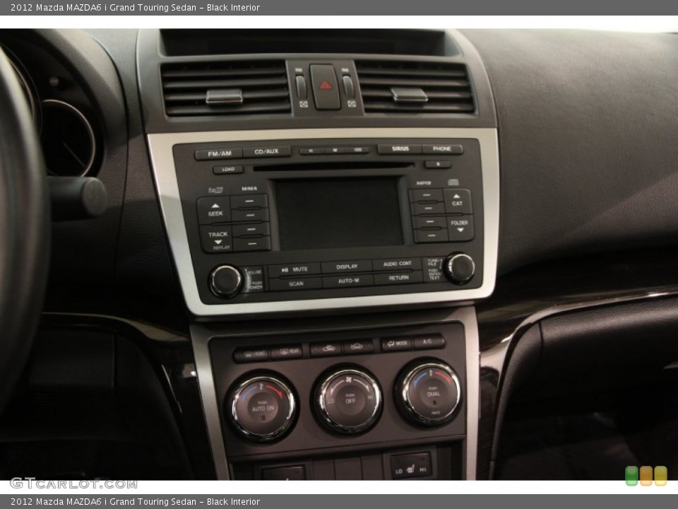 Black Interior Controls for the 2012 Mazda MAZDA6 i Grand Touring Sedan #91872699