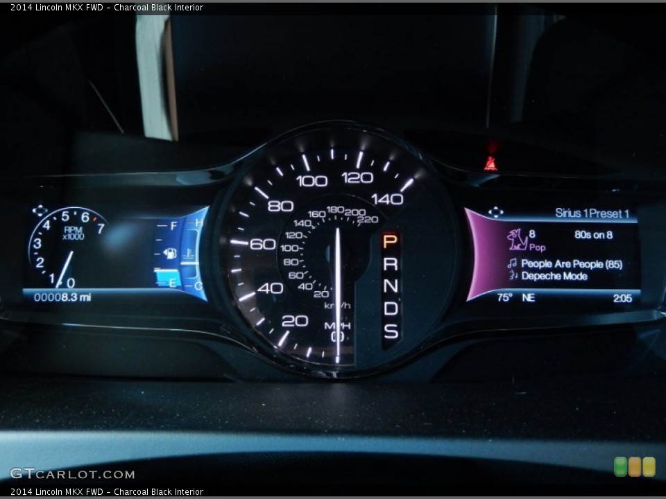 Charcoal Black Interior Gauges for the 2014 Lincoln MKX FWD #91873046
