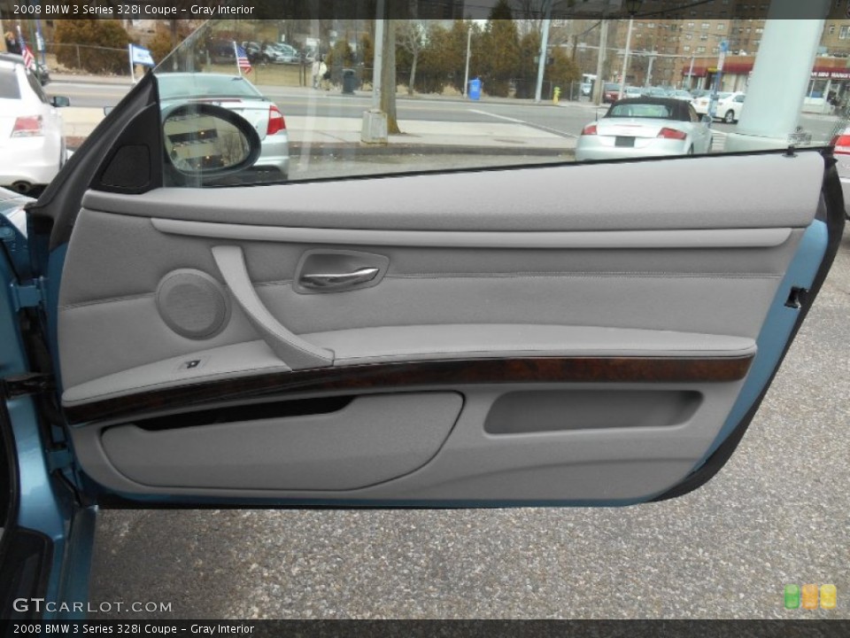 Gray Interior Door Panel for the 2008 BMW 3 Series 328i Coupe #91874969