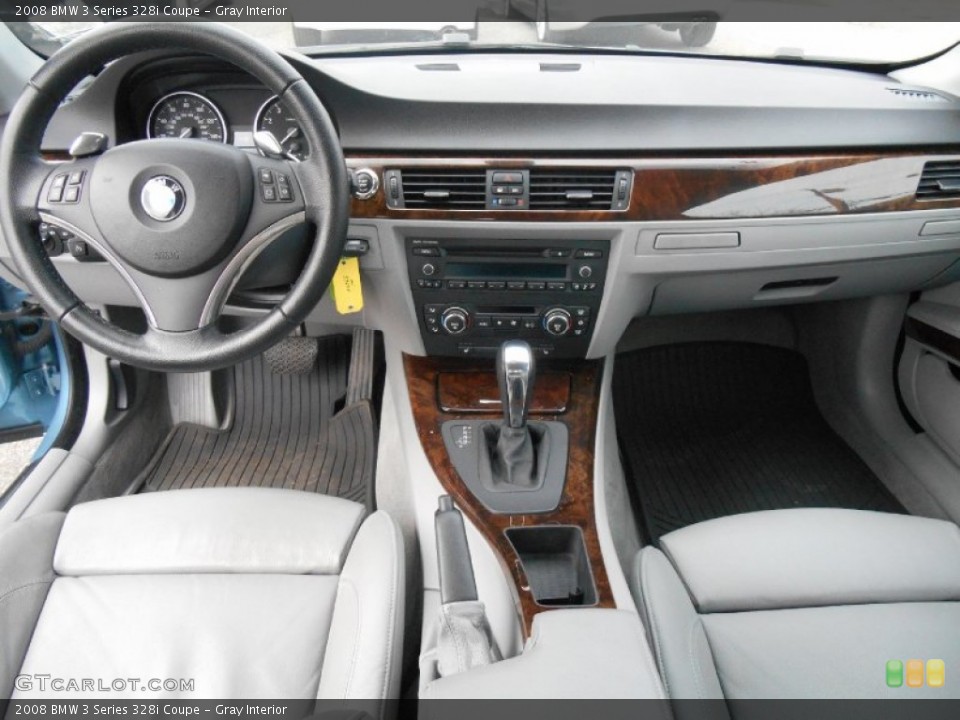 Gray Interior Dashboard for the 2008 BMW 3 Series 328i Coupe #91875095