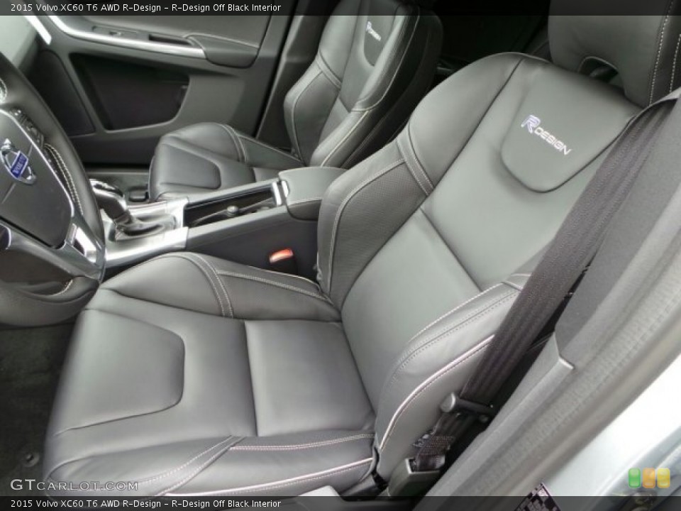 R-Design Off Black Interior Front Seat for the 2015 Volvo XC60 T6 AWD R-Design #91876672