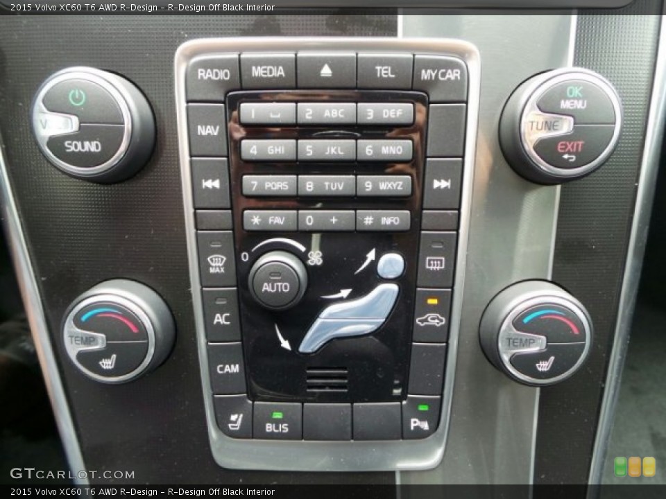 R-Design Off Black Interior Controls for the 2015 Volvo XC60 T6 AWD R-Design #91876868