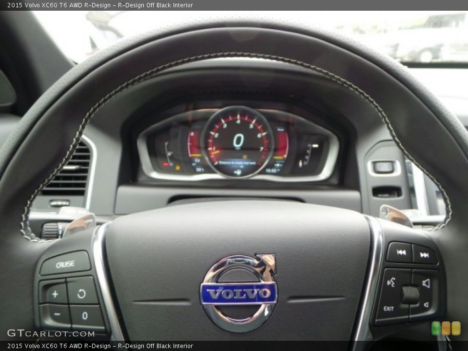 R-Design Off Black Interior Steering Wheel for the 2015 Volvo XC60 T6 AWD R-Design #91876887