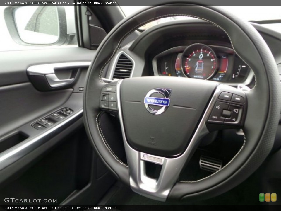 R-Design Off Black Interior Steering Wheel for the 2015 Volvo XC60 T6 AWD R-Design #91876979