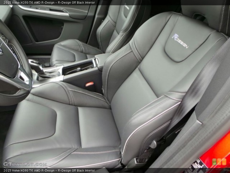 R-Design Off Black Interior Front Seat for the 2015 Volvo XC60 T6 AWD R-Design #91877357