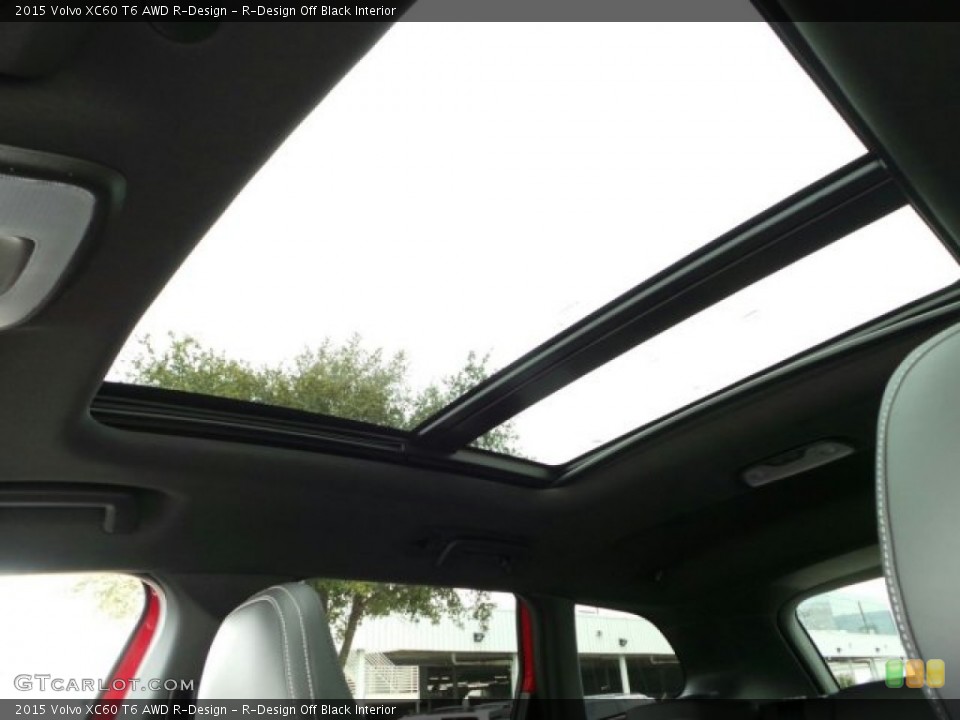 R-Design Off Black Interior Sunroof for the 2015 Volvo XC60 T6 AWD R-Design #91877462