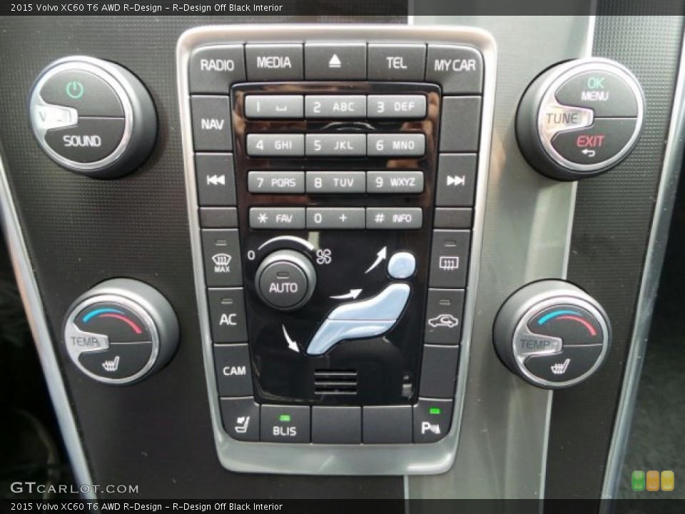 R-Design Off Black Interior Controls for the 2015 Volvo XC60 T6 AWD R-Design #91877556
