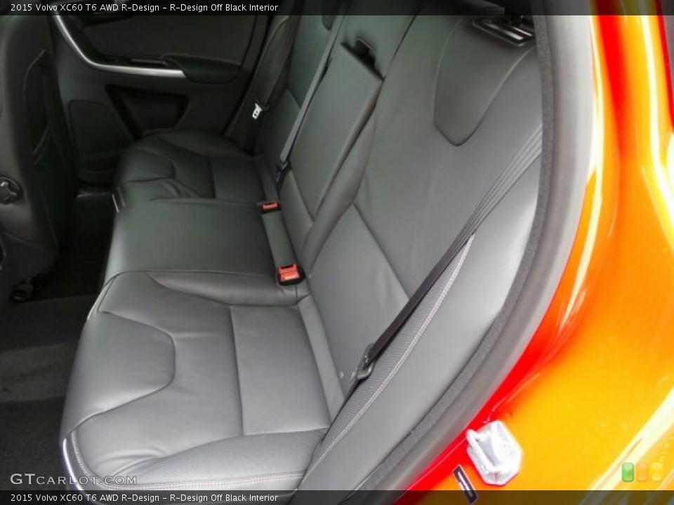 R-Design Off Black Interior Rear Seat for the 2015 Volvo XC60 T6 AWD R-Design #91877639