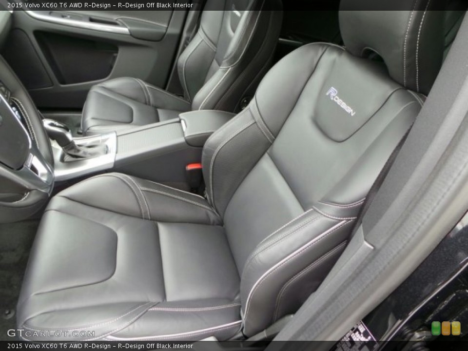R-Design Off Black Interior Front Seat for the 2015 Volvo XC60 T6 AWD R-Design #91878059