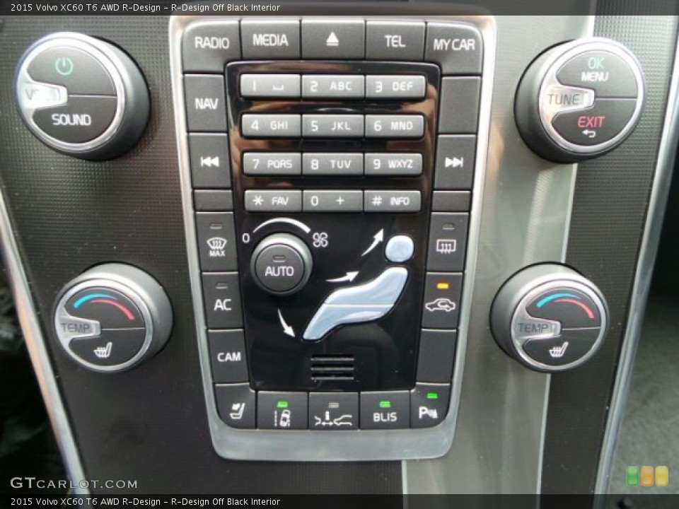R-Design Off Black Interior Controls for the 2015 Volvo XC60 T6 AWD R-Design #91878254
