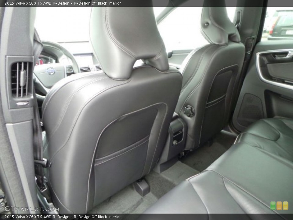 R-Design Off Black Interior Rear Seat for the 2015 Volvo XC60 T6 AWD R-Design #91878314