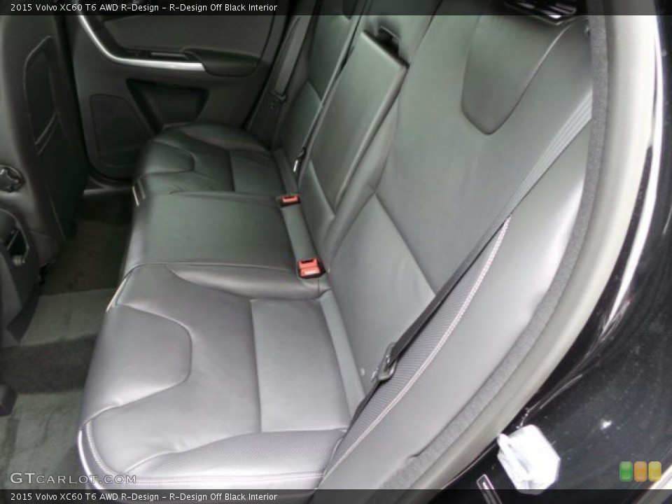 R-Design Off Black Interior Rear Seat for the 2015 Volvo XC60 T6 AWD R-Design #91878335