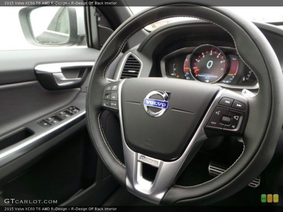 R-Design Off Black Interior Steering Wheel for the 2015 Volvo XC60 T6 AWD R-Design #91878395