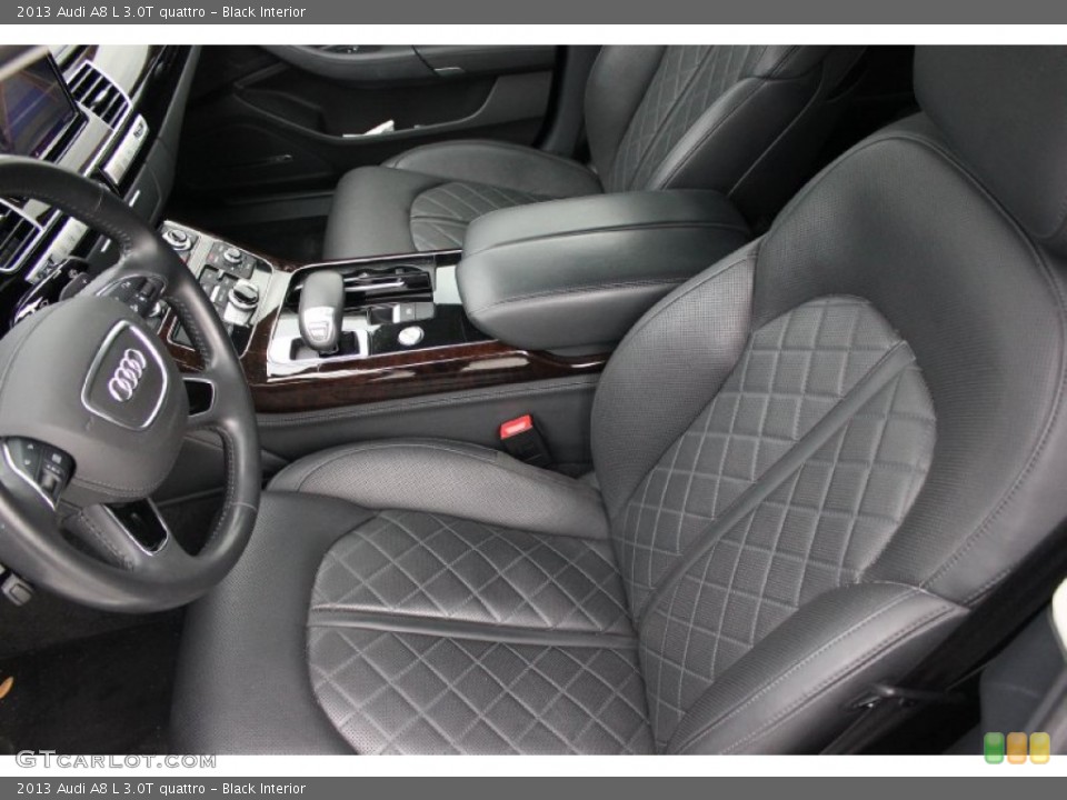 Black Interior Front Seat for the 2013 Audi A8 L 3.0T quattro #91880162