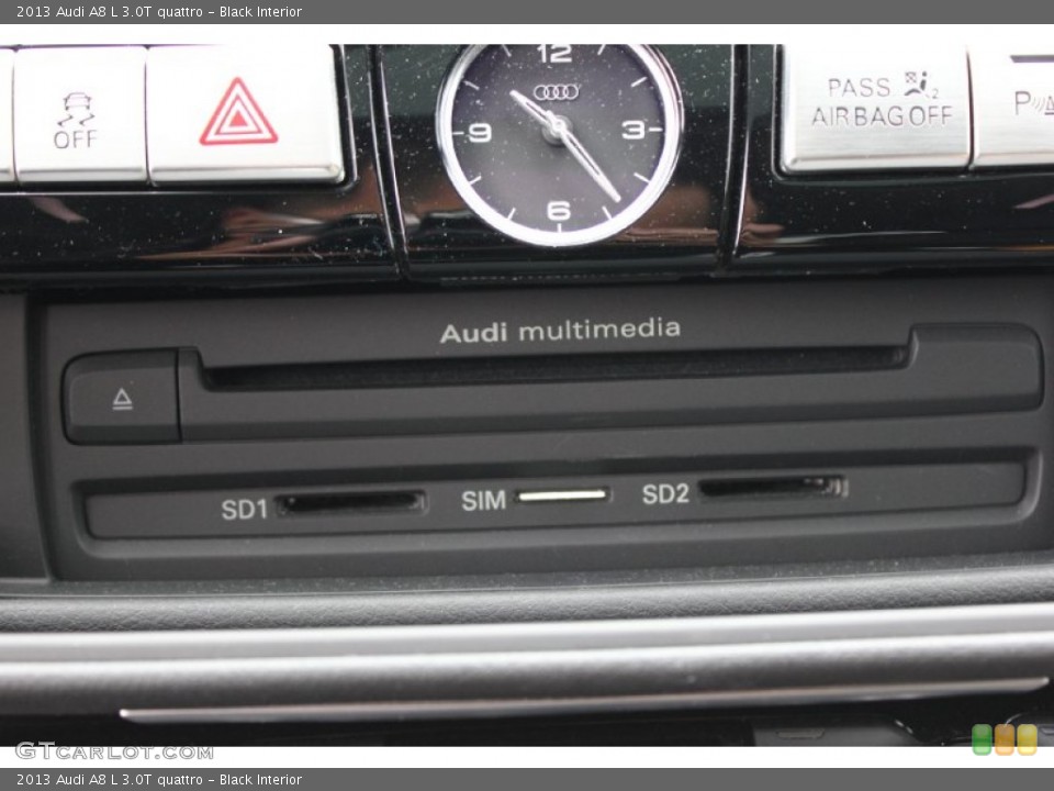 Black Interior Audio System for the 2013 Audi A8 L 3.0T quattro #91880261
