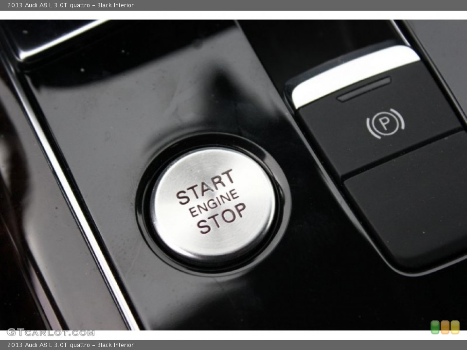 Black Interior Controls for the 2013 Audi A8 L 3.0T quattro #91880354