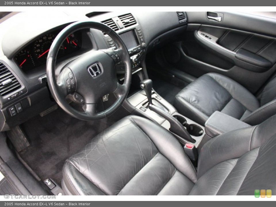 Black Interior Photo for the 2005 Honda Accord EX-L V6 Sedan #91882145
