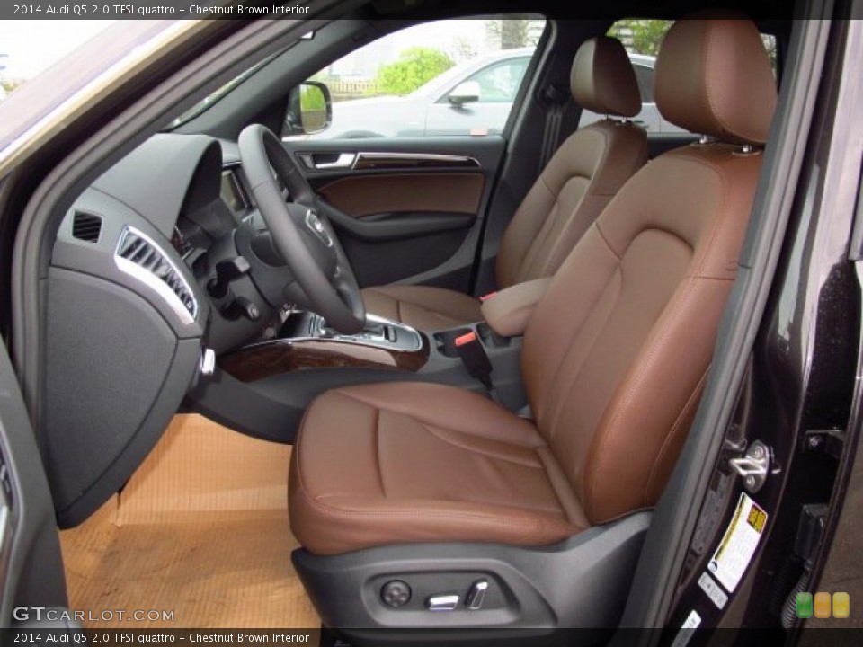 Chestnut Brown Interior Photo for the 2014 Audi Q5 2.0 TFSI quattro #91886906