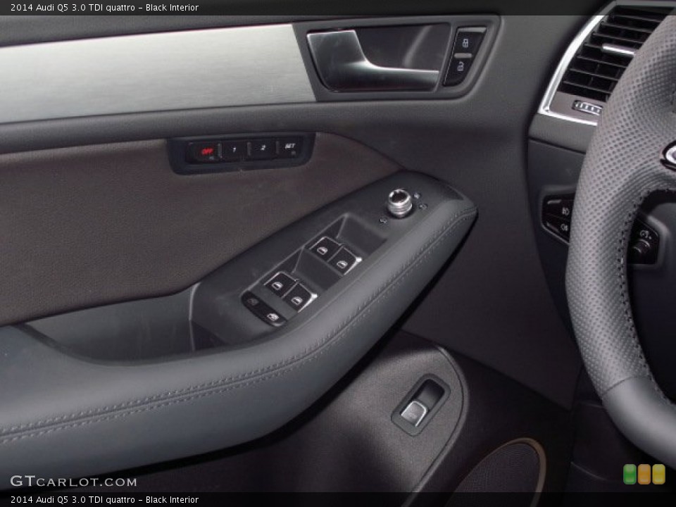 Black Interior Controls for the 2014 Audi Q5 3.0 TDI quattro #91887251