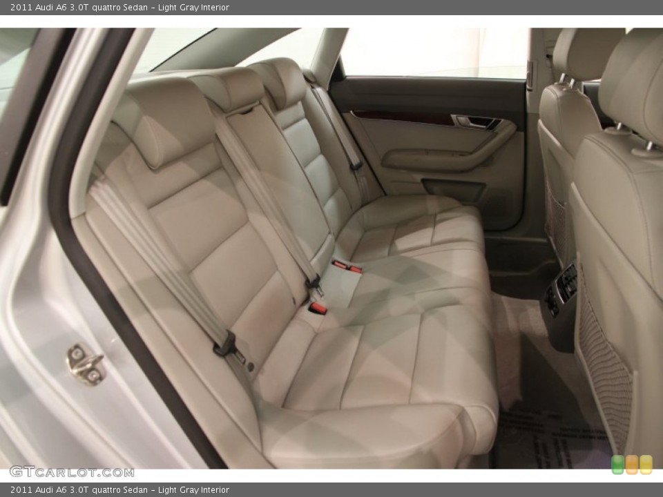 Light Gray Interior Rear Seat for the 2011 Audi A6 3.0T quattro Sedan #91888292