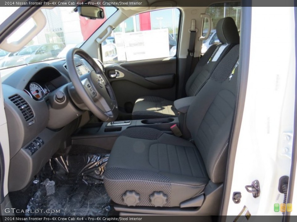 Pro-4X Graphite/Steel Interior Photo for the 2014 Nissan Frontier Pro-4X Crew Cab 4x4 #91889723