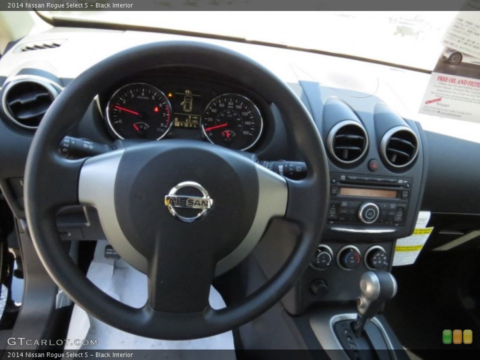 Black Interior Dashboard for the 2014 Nissan Rogue Select S #91890779
