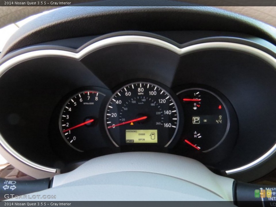 Gray Interior Gauges for the 2014 Nissan Quest 3.5 S #91890953